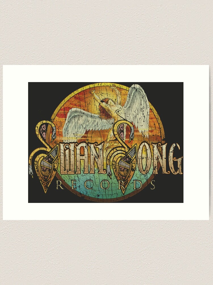 Swan Song Records 1974 | Art Print