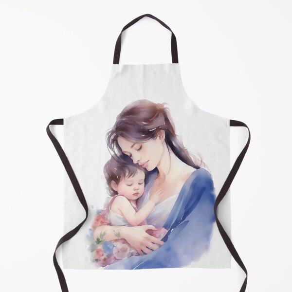 Item preview, Breastfeeding mother, Breastfeeding Baby and mom closing eyes, watercolor Poster designed and sold by SweetEvolution.