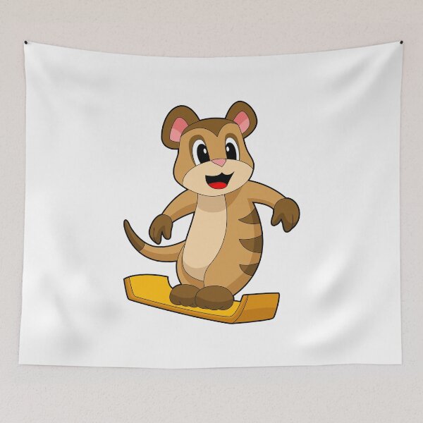 Item preview, Meerkat Snowboarder Snowboard designed and sold by Snabdesign84.
