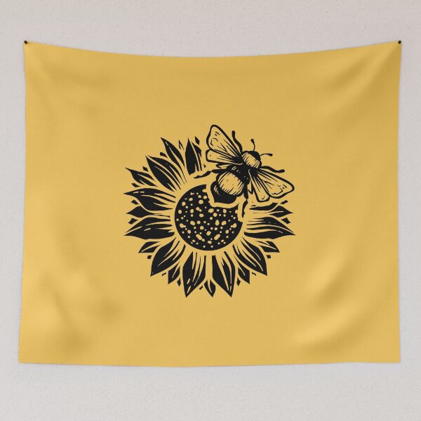 Item preview, Bee and Sunflower designed and sold by Anup  K.