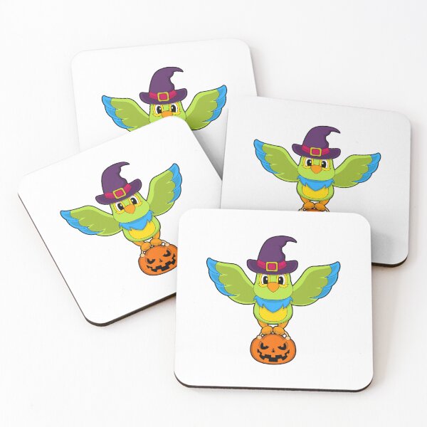 Item preview, Parrot Halloween Witch  designed and sold by Snabdesign84.
