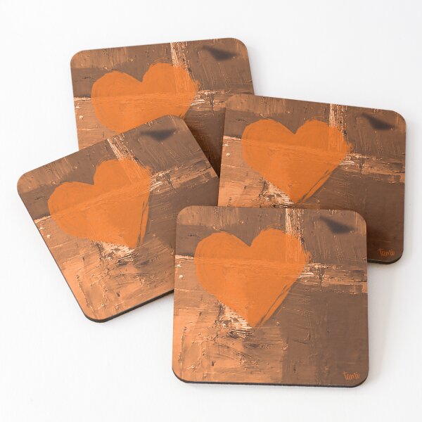 Item preview, Heart in orange - series 1 (4) designed and sold by a3-studio.
