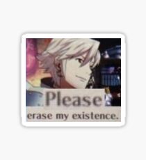Please Erase My Existence Sticker
