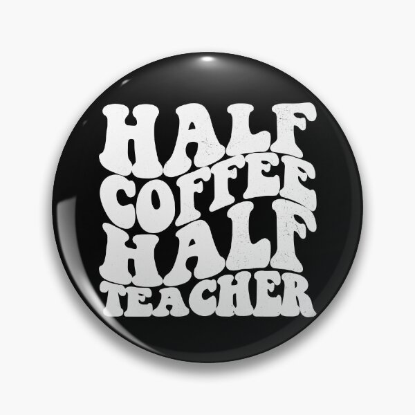 Item preview, Half Coffee Half Teacher Gift Funny Half Coffee Half Teacher Gear designed and sold by DynamicDesign.