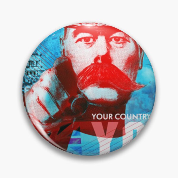 Item preview, General Kitchener Retro-Future Poster T-Shirt designed and sold by WalterlGuy.