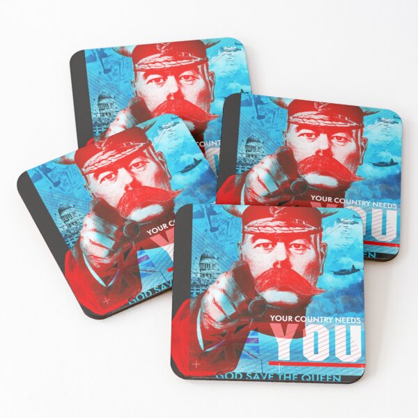 Item preview, General Kitchener Retro-Future Poster T-Shirt designed and sold by WalterlGuy.