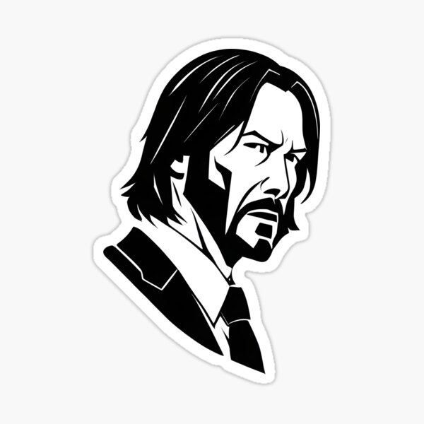 Artikel-Vorschau von John Wick, designt und verkauft von Bernd Friese.