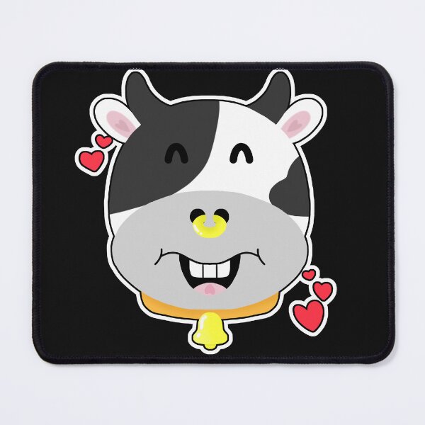 Item preview, Cute cow smiley face designed and sold by BB-Betty.