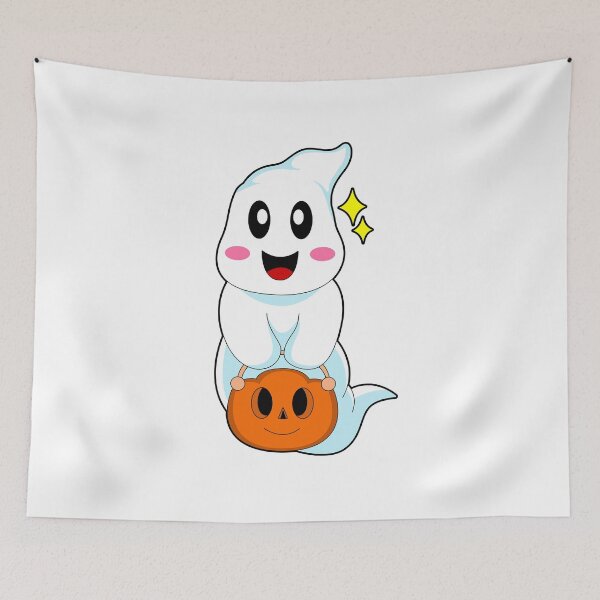 Item preview, Ghost Halloween Pumpkin designed and sold by Snabdesign84.
