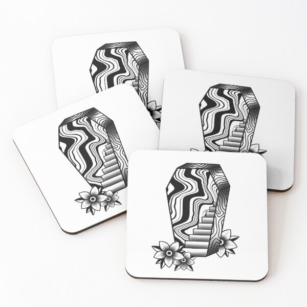 Item preview, Traditional Coffin Portal Illustration designed and sold by GoodFortunesCo.