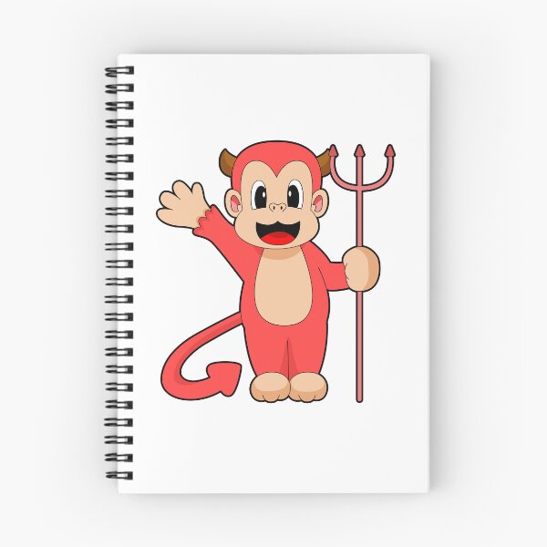 Item preview, Monkey Halloween Devil  designed and sold by Snabdesign84.