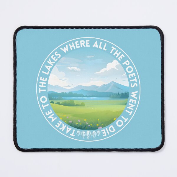 Item preview, Take Me To The Lakes Mountain Landscape Lyrics Design designed and sold by doria-photos.