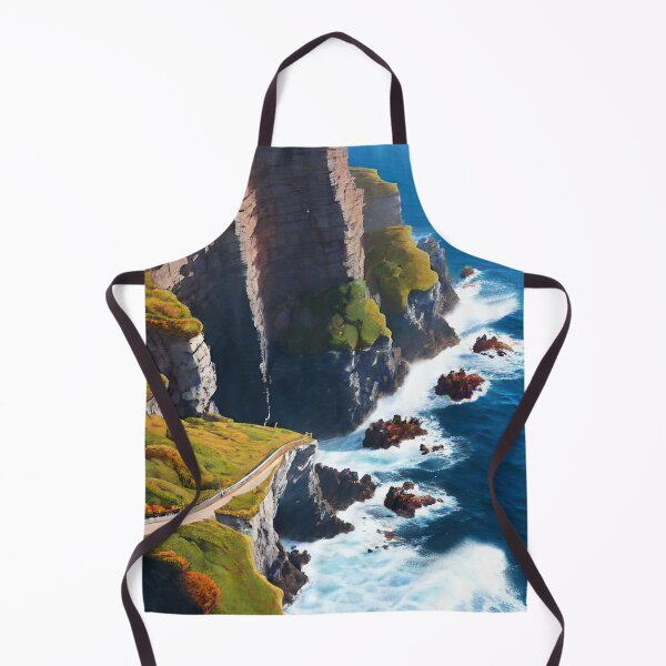 Item preview, Dramatic Coastal Cliif with Waves designed and sold by Arkneer.