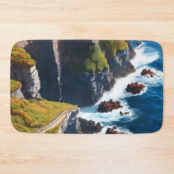 Item preview, Dramatic Coastal Cliif with Waves designed and sold by Arkneer.