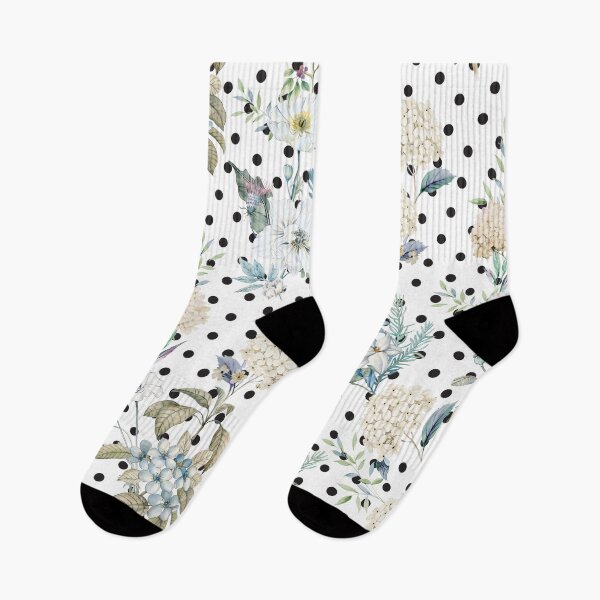 Item preview, spring, floral, watercolors, rose, vintage flowers, wildflowers, flower garden, polka dots. designed and sold by mintdiamond21.