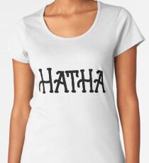 yoga hatha Women's Premium T-Shirt