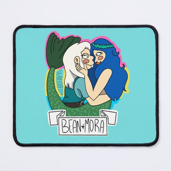 Item preview, Fanart del desencanto de Bean y Mora con Banner Pansexual designed and sold by StitchedKitten.