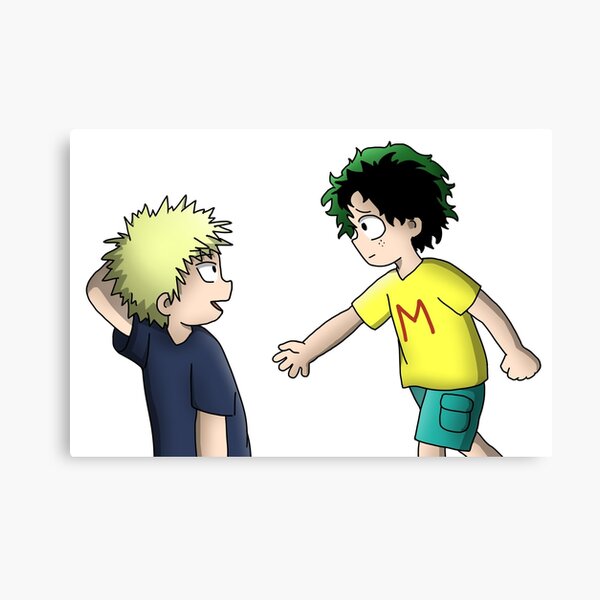 Izuku & Bakugo Canvas Print