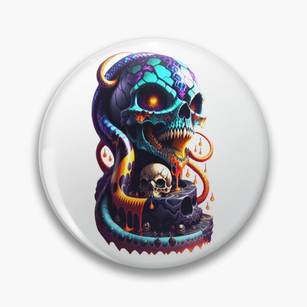 Item preview, Skull and snakes designed and sold by MadinaFatt.