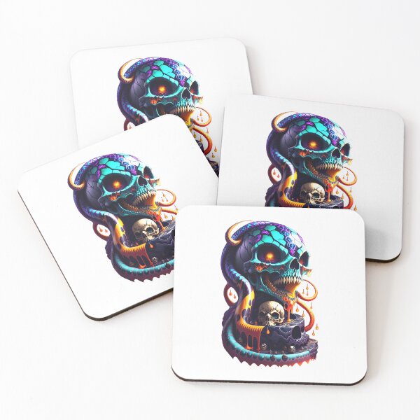 Item preview, Skull and snakes designed and sold by MadinaFatt.