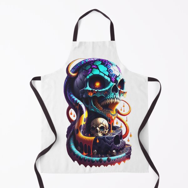 Item preview, Skull and snakes designed and sold by MadinaFatt.