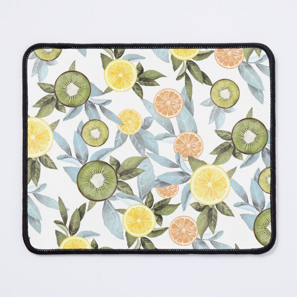 Item preview, kiwi, leaves, tropical, summer print, swimwear pattern, watercolors designed and sold by mintdiamond21.