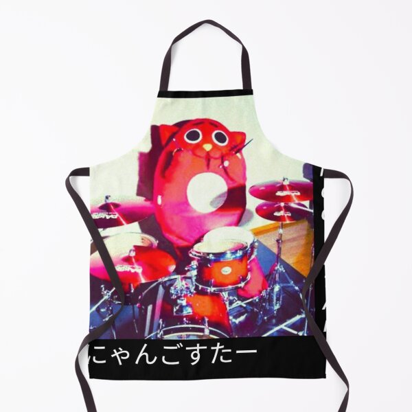 Item preview, Nyango Star Vintage drummer, cat mascot designed and sold by UrbanVon.