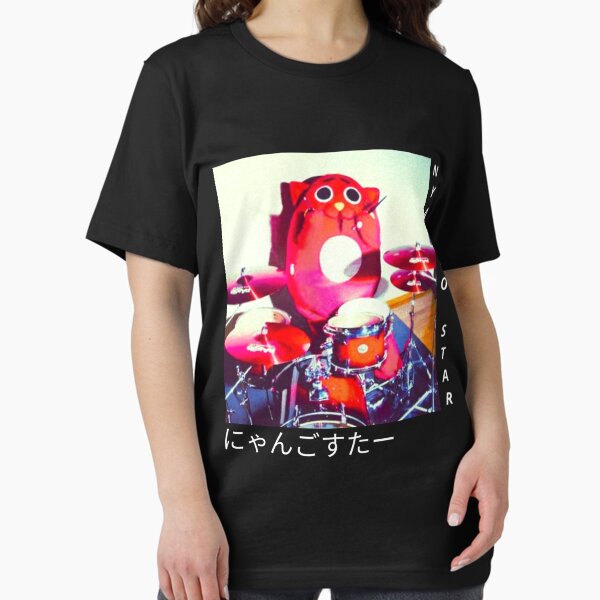 Item preview, Nyango Star Vintage drummer, cat mascot designed and sold by UrbanVon.
