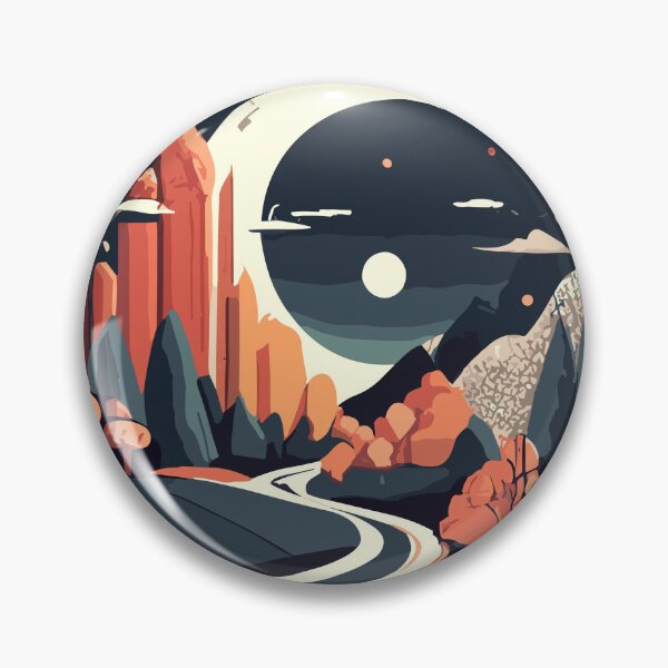 Item preview, Paisaje de noche de luna designed and sold by Naturalover.