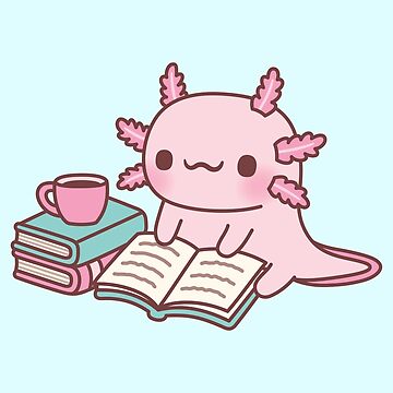  BigTees Readolotl Axolotl Reading Book Ceramic Mug