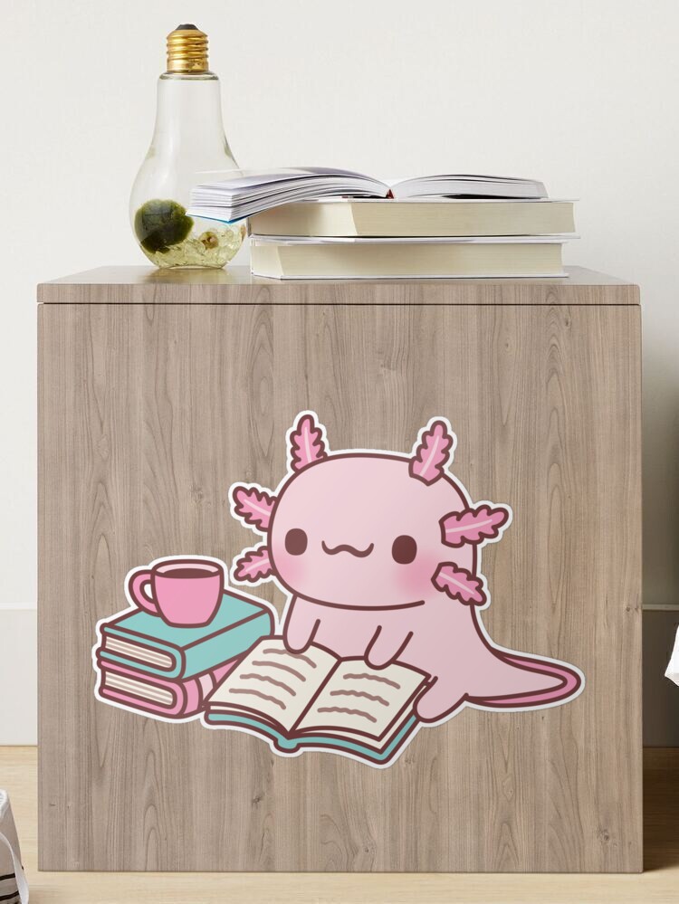  BigTees Readolotl Axolotl Reading Book Ceramic Mug