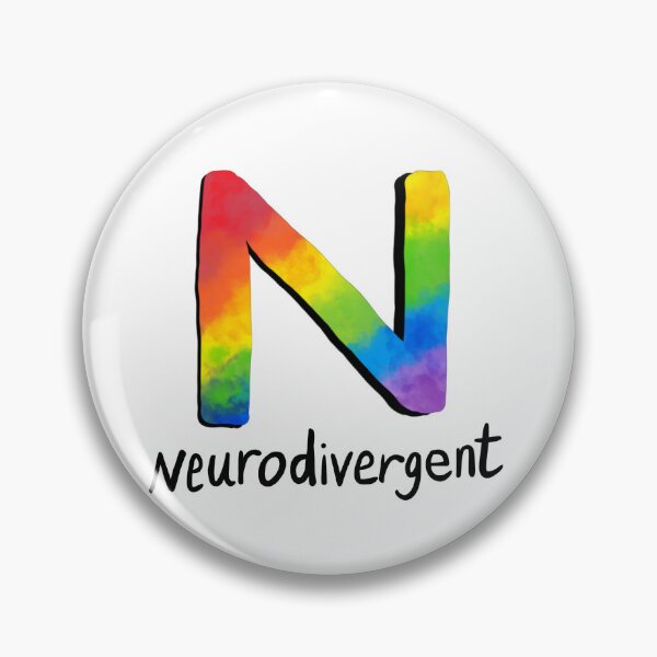 Item preview, Neurodivergent - Rainbow N designed and sold by JillPillDesign.