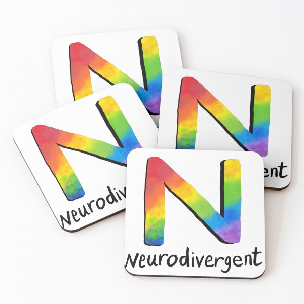 Item preview, Neurodivergent - Rainbow N designed and sold by JillPillDesign.
