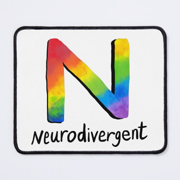 Item preview, Neurodivergent - Rainbow N designed and sold by JillPillDesign.