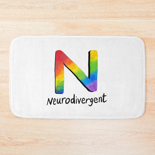 Item preview, Neurodivergent - Rainbow N designed and sold by JillPillDesign.
