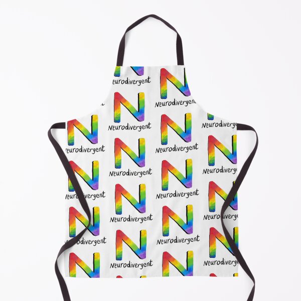 Item preview, Neurodivergent - Rainbow N designed and sold by JillPillDesign.