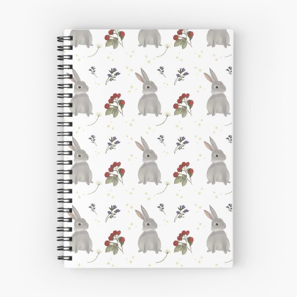 Item preview, Cute bunny raspberry pattern designed and sold by Karmelja.