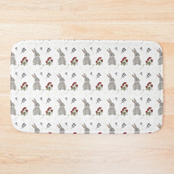 Item preview, Cute bunny raspberry pattern designed and sold by Karmelja.