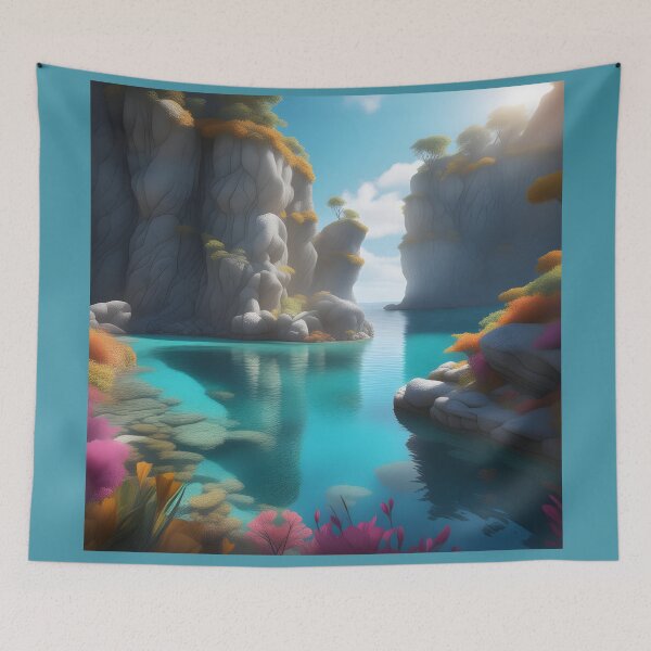 Item preview, Blue lagoon designed and sold by CraftyUniverse.