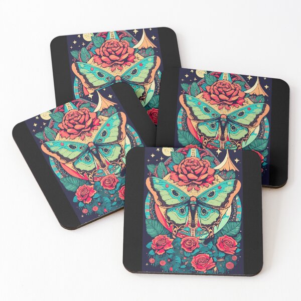 Item preview, Psychedellic Rose and Butterflies  designed and sold by Naturalover.