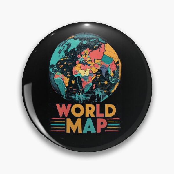 Item preview, World Map designed and sold by Myra365Art.