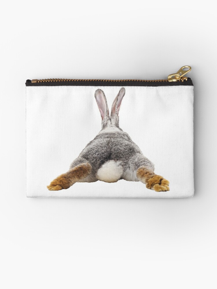 Plush Bunny Bucket Ear Bag, Cute Drawstring Crossbody Bag, Small