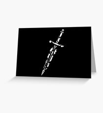 sword Greeting Card
