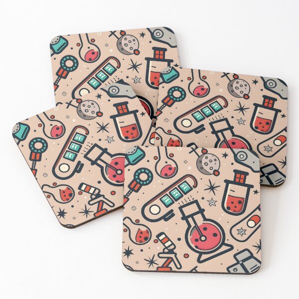 Item preview, Seamless patterns science tools designed and sold by deviatepolo.