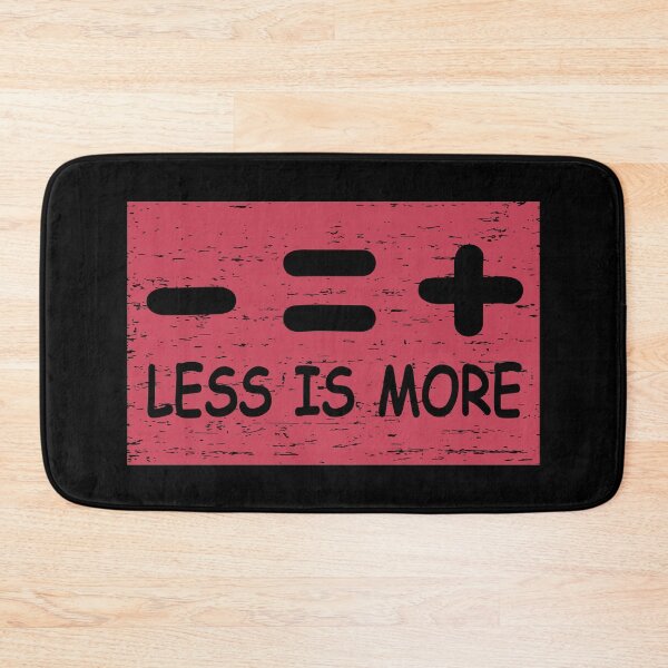 Item preview, Less Is More, Quote, Inspirational, Motivational, Funny, Grunge,  Typography, Aesthetic Text designed and sold by DULCE76.