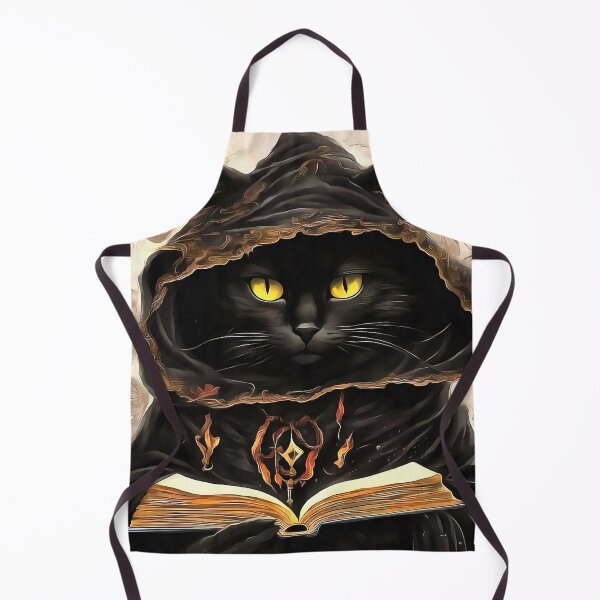 Item preview, Halloween Cat Reading Preys Anatomy Spell List designed and sold by taiche.