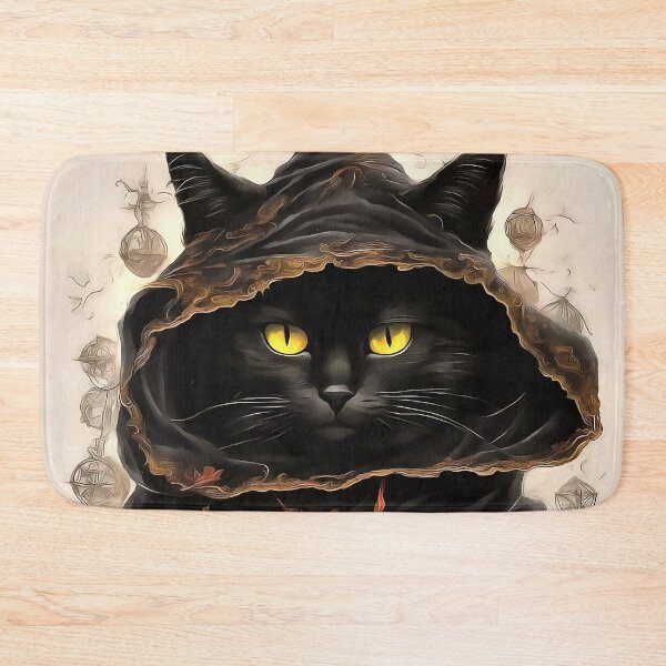 Item preview, Halloween Cat Reading Preys Anatomy Spell List designed and sold by taiche.
