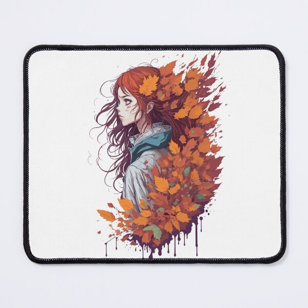Item preview, Autumn girl with leaves in her hair designed and sold by LuvleighArt.