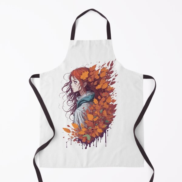 Item preview, Autumn girl with leaves in her hair designed and sold by LuvleighArt.