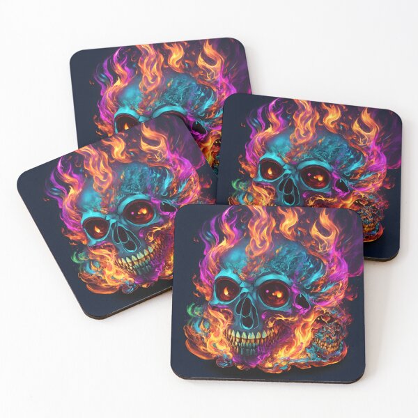 Item preview, Fire skull head designed and sold by Jayjaynaenae.